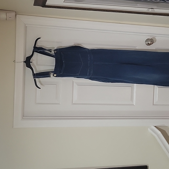 Frame wide-leg denim jumpsuit - Picture 1 of 3